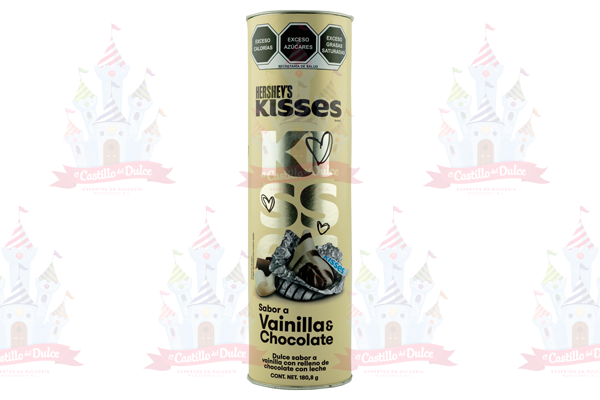 TUBO KISS SAN VALENTIN 12/180 GRS HERSHEY