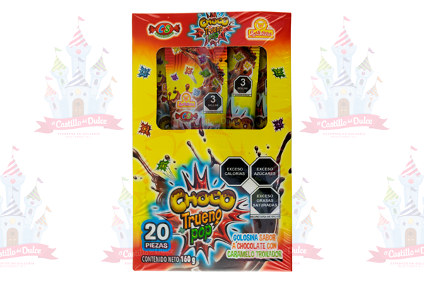 CHOCO TRUENO POP 18/20 PZA DELICIAS