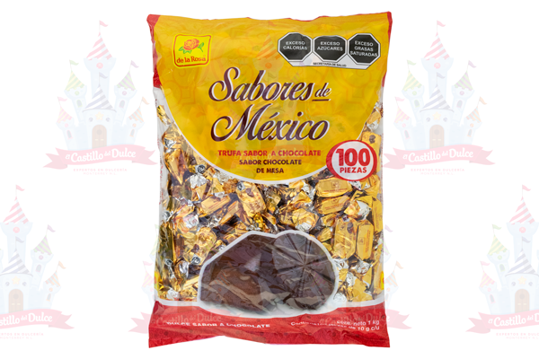 CHOCOLATE SABORES DE MEXICO 10/100 PZA DE LA ROSA
