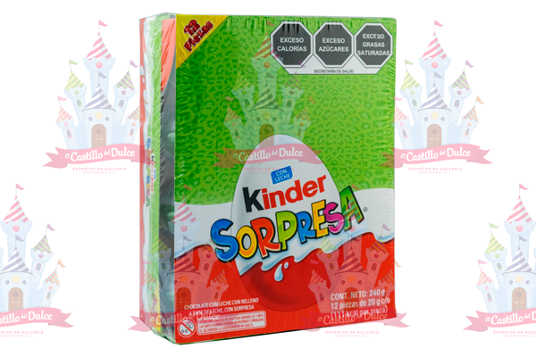 KINDER SORPRESA NATOONS 8/12 PZA