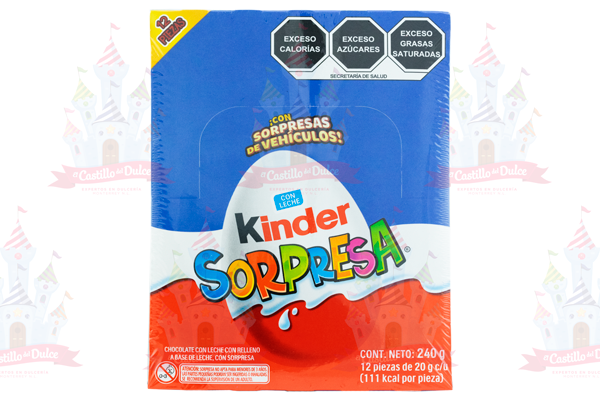 KINDER SORPRESA NINO 8/12 PZA