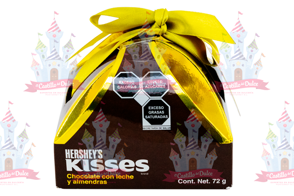 KISSES CAJA REGALO ALMENDRA 6/72GRS HERSHEY