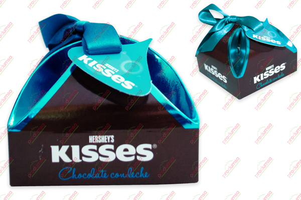 KISSES CAJA REGALO LECHE 6/76GRS HERSHEY