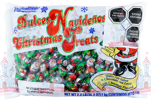 HUEVITO CHRISTMAS TREATS 14/1 KG 195 PZ APROX PALMER