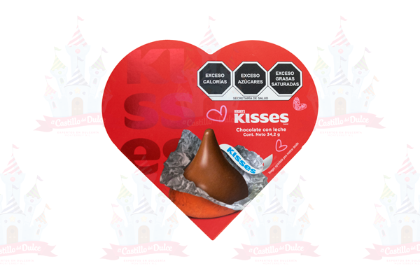 KISSES CORAZON MILK 24/34.2GR HERSHEY