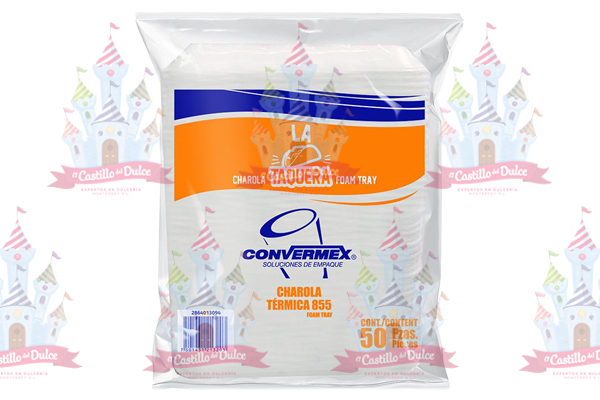 CHAROLA #855 10/50 PZA CONVERMEX