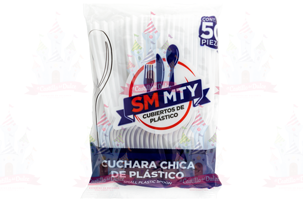 CUCHARA CHICA BLANCA 60/50 PZA SMMTY