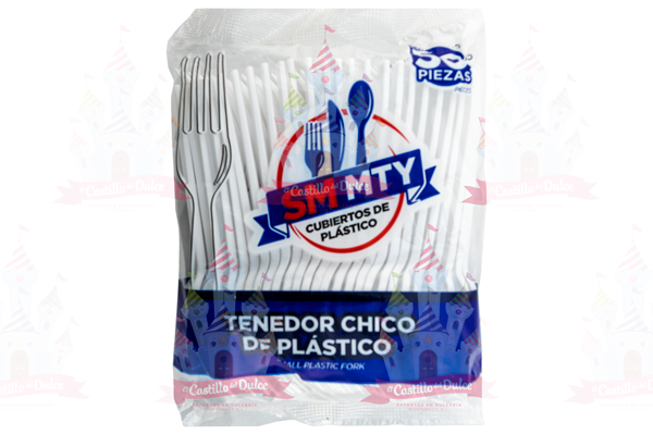 TENEDOR CHICO BLANCO 60/50 PZAS SMMTY