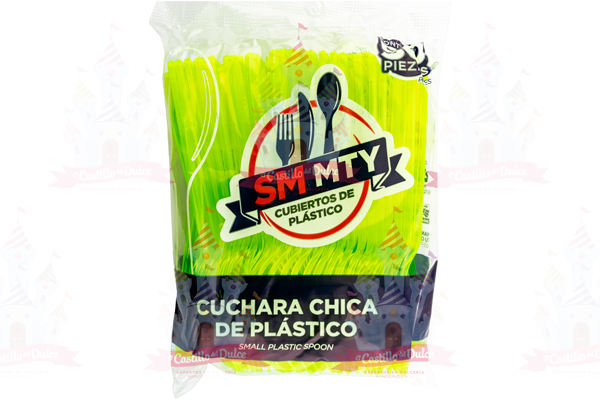 CUCHARA CHICA AMARILLO NEON 60/50 PZA SMMTY