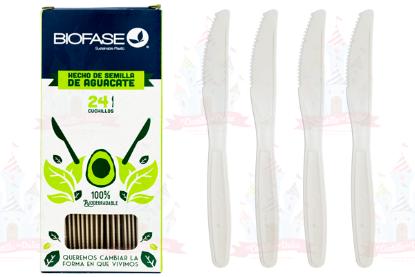 CUCHILLO COLORES BIOFASE 40/24 BIODEGRADABLE