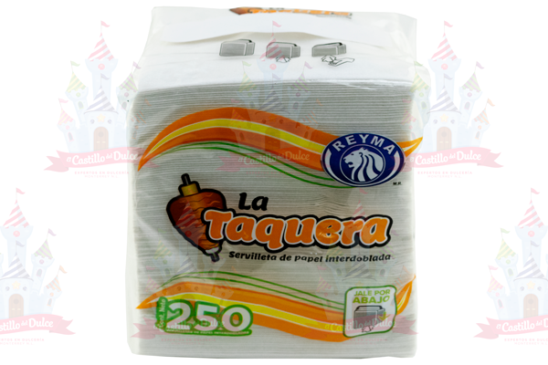 SERVILLETA 24/250 PZA LA TAQUERA