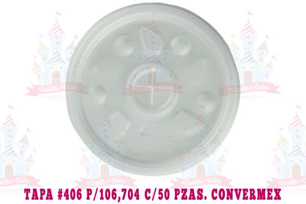 TAPA #406 P/106.704 20/50 CONVERMEX