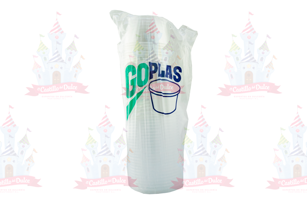 VASO CRISTAL 3 OZ C/TAPA 40/25 PZA GOPLAS 