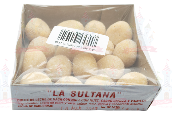 BOLA DE LECHE 1/16 SULTANA