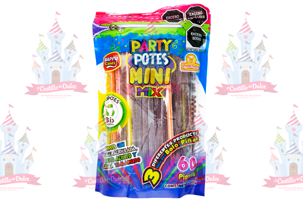 PARTY POTES MINI MIX 32/60 DELICIAS