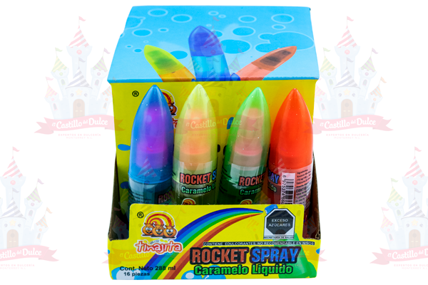 ROCKET SPRAY 30/16 PZA TINAJITA