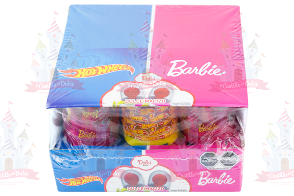 RELOJ DULCE HOTWEELS-BARBIE 12/6 PZS. ANGELICA