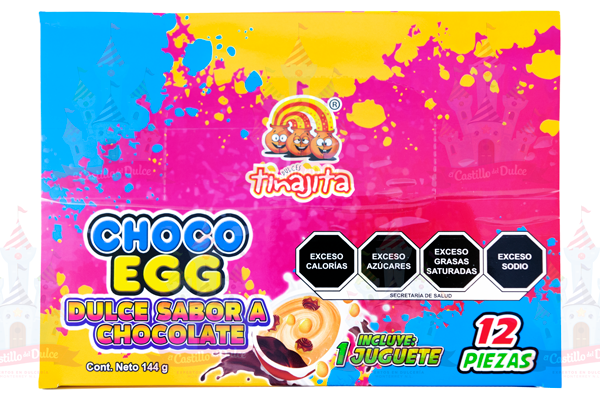 CHOCO EGG 16/12 PZAS TINAJITA