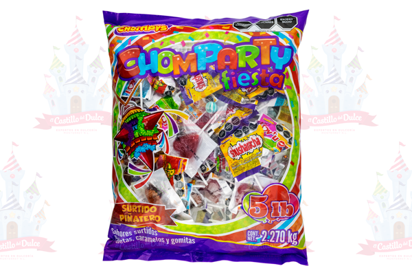 PAQUETE CHOMPARTY FIESTA 6/2.27 KG CHOMPYS