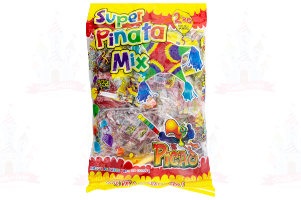 PAQUETE SUPER PINATA MIX 6/2 KG PICAO