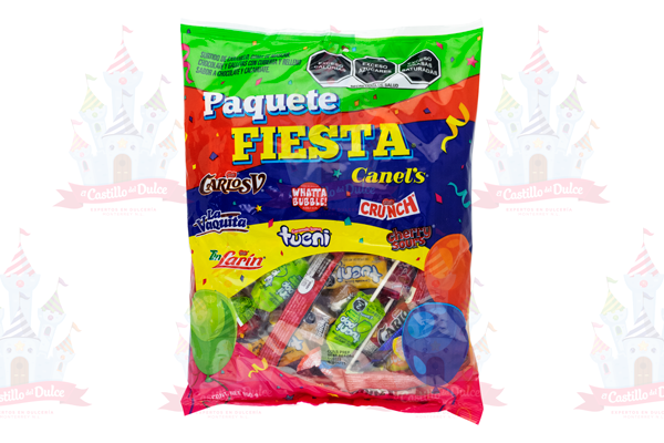 PAQUETE FIESTA 16/600 GR CANELS