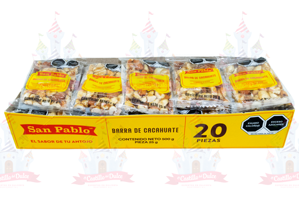 PALANQUETA 20/20 (25 GRS) DISPLAY SAN PABLO