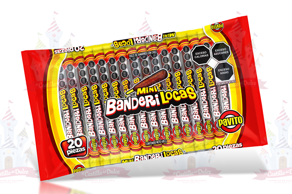 MINI BANDERILOCAS 30/20 PZA PAVITO