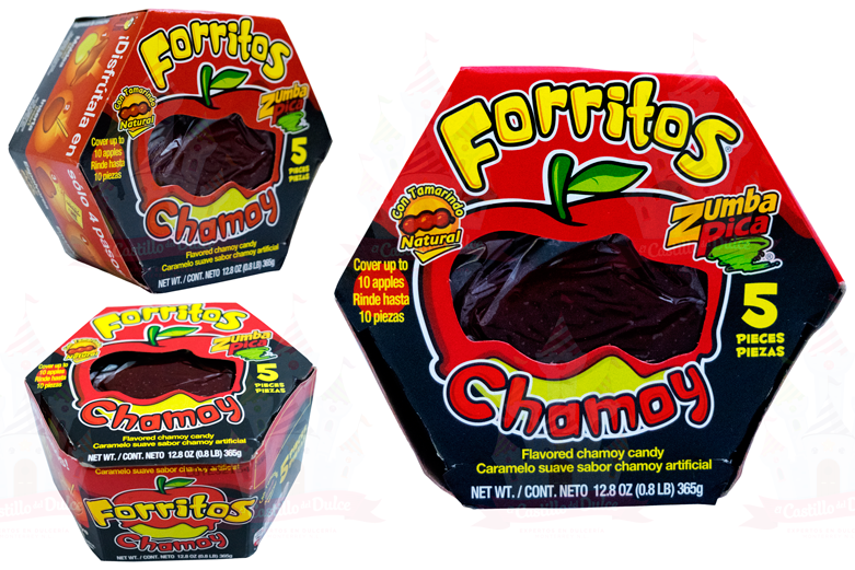 PASTA P/MANZANA FORRITOS CHAMOY 24/5 ZUMBA PICA