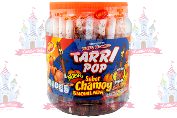 TARRY POP CHAMOY 12/50 PZA DELICIAS