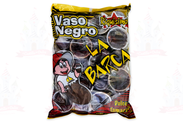 VASO NEGRO 24/20 BARCA