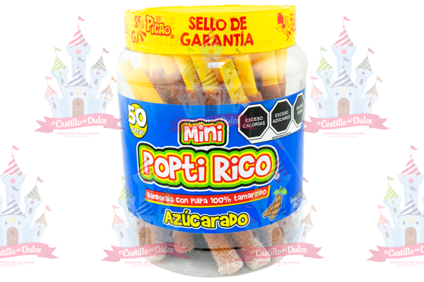 MINI POPTIRRICO AZUCARADO 12/50 PZ PICAO