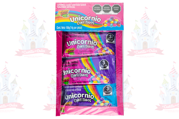 CONFITADO UNICORNIO 30/12 PZAS ZUMBAPICA