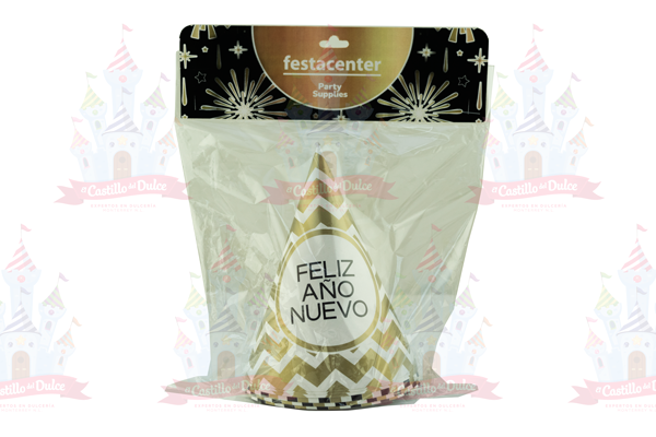 GORRO NY GOLD FIREWORKS 25/1 FESTACENTER