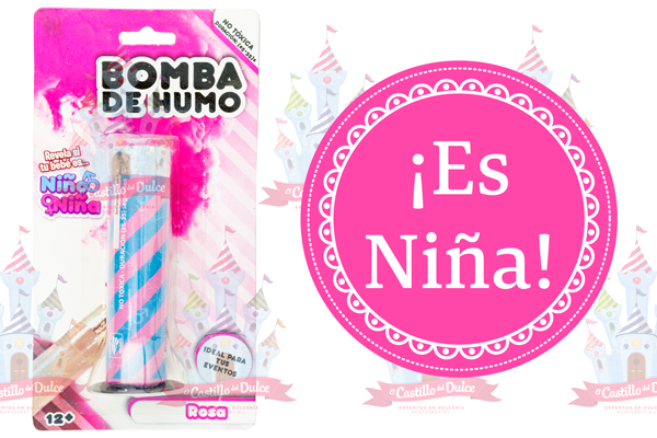 BOMBA DE HUMO ROSA 6/1 PZA EURO