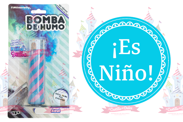 BOMBA DE HUMO AZUL 6/1 PZA EURO