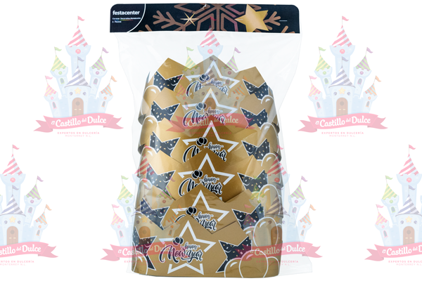 CORONAS NEW YEAR GOLD METAL 25/1 FESTACENTER