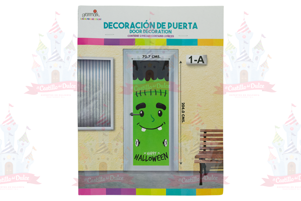 DECORACION PTA HALLOWEEN 6/6 PZA GRANMARK