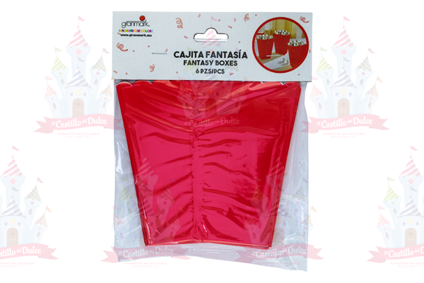 CAJA FANTASIA GEN ROJO NAVIDEÑO 6/6 PZA GRANMARK CAJA FANTASIA GEN ROJO NAVIDEÑO 6/6 PZA GRANMARK