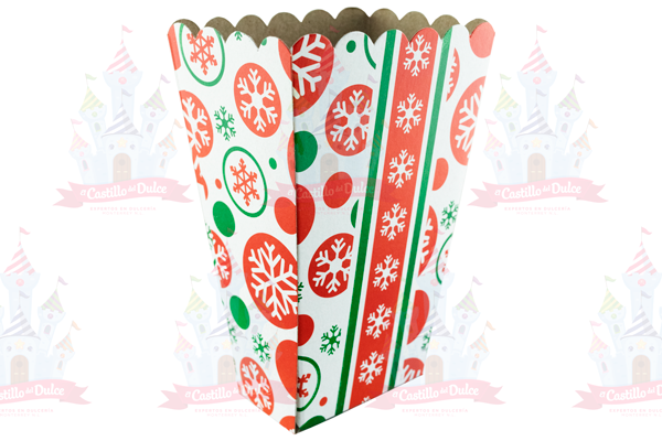 CAJA P/PALOMITAS COPO DE NIEVE 25/10 PZA FESTACENTER.