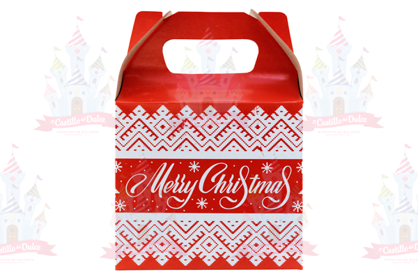 CAJA P/DULCES XMAS SWEATER 25/6 PZA FESTACENTER.