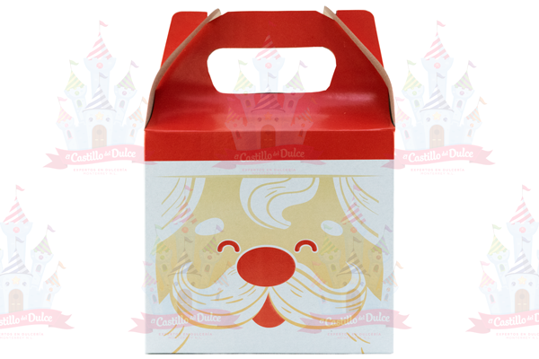CAJA P/DULCES SANTA CLAUS 25/6 PZA FESTACENTER.