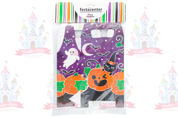 CAJA P/DULCES PUMPKIN CAT 25/10 PZA FESTACENTER