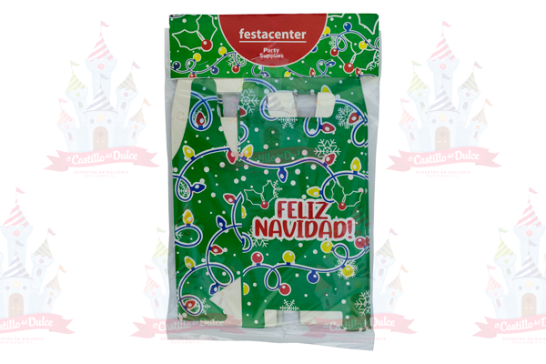 CAJA P/DULCES LUCES NAVIDE&Ntilde;AS 25/10 PZS. FESTACENTER.
