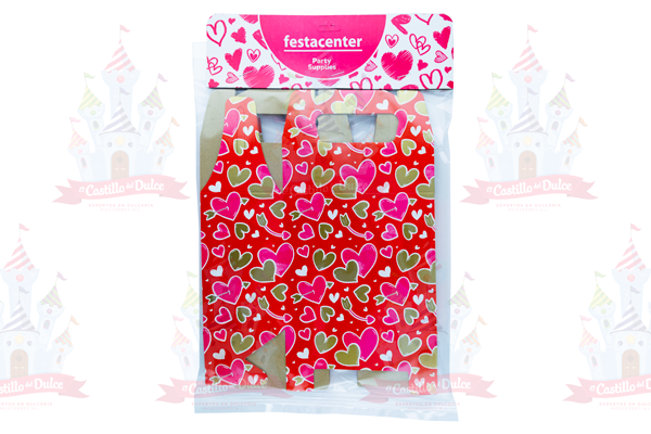 CAJA P/DULCES SAN VALENTIN 25/10 PZ FESTACENTER