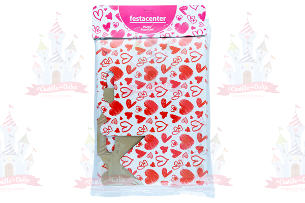 CAJA P/DULCES JUMBO LOVE YOU 25/10 PZ FESTACENTER