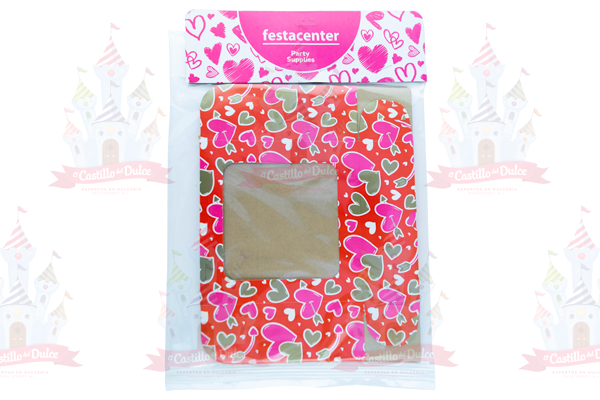 CAJA ESTANDAR 14CM SAN VALENTIN 25/5 PZA FESTACEN