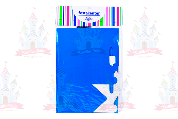 CAJA P/DULCES JUMBO CELESTE 1/10 PZ FESTACENTER