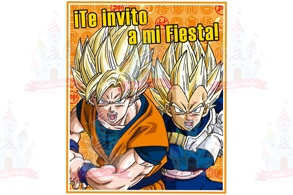 INVITACION DRAGON BALL 24/6 GRANMARK