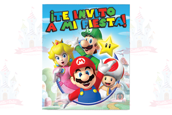 INVITACION MARIO BROS 24/6 GRANMARK