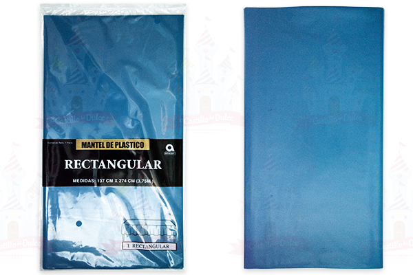 MANTEL RECT. AZUL REY 6/1 AMSCAN